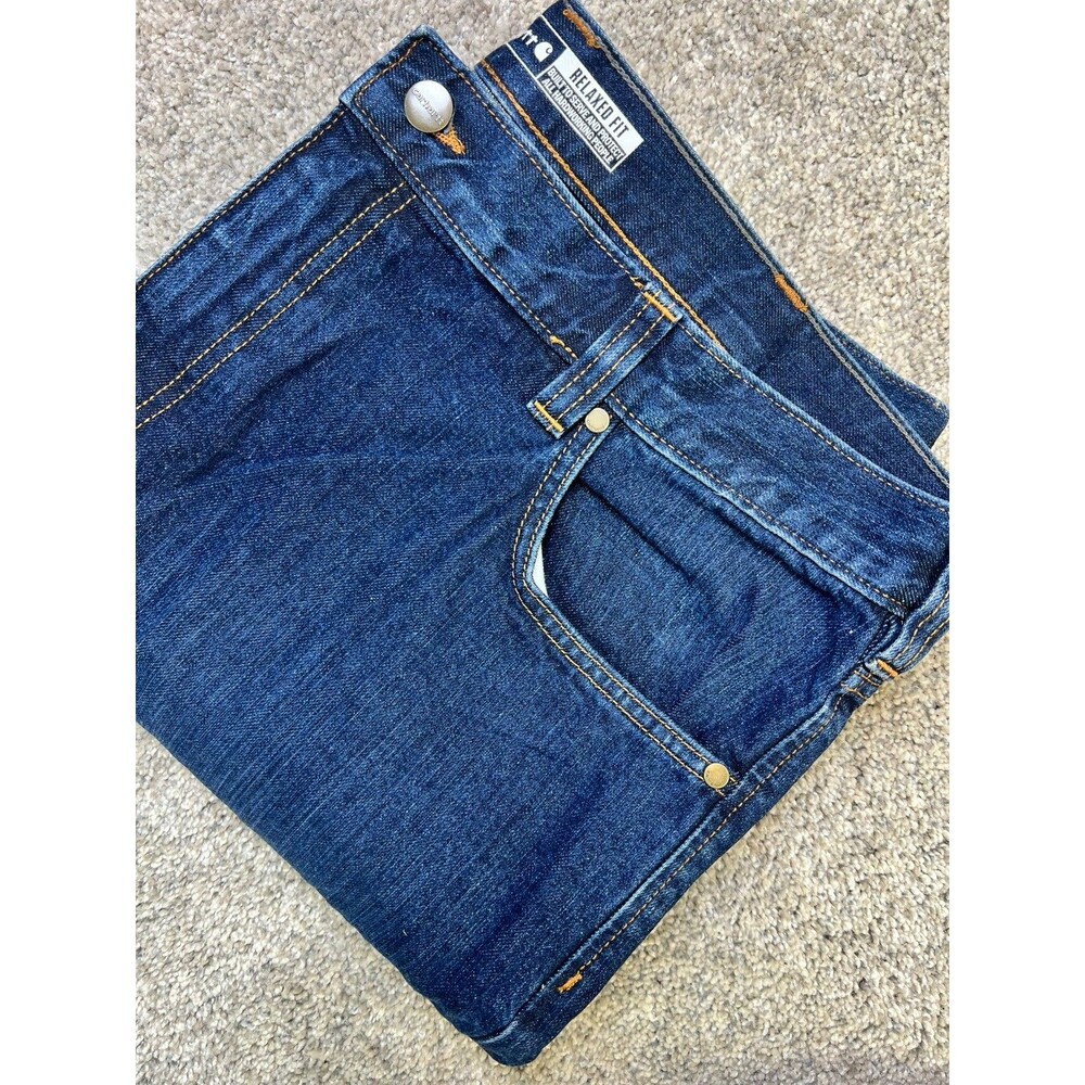 Carhartt NWT Jeans Mens 40x32 Blue Relaxed Fit Heavyweight Denim BD5119-M NEW